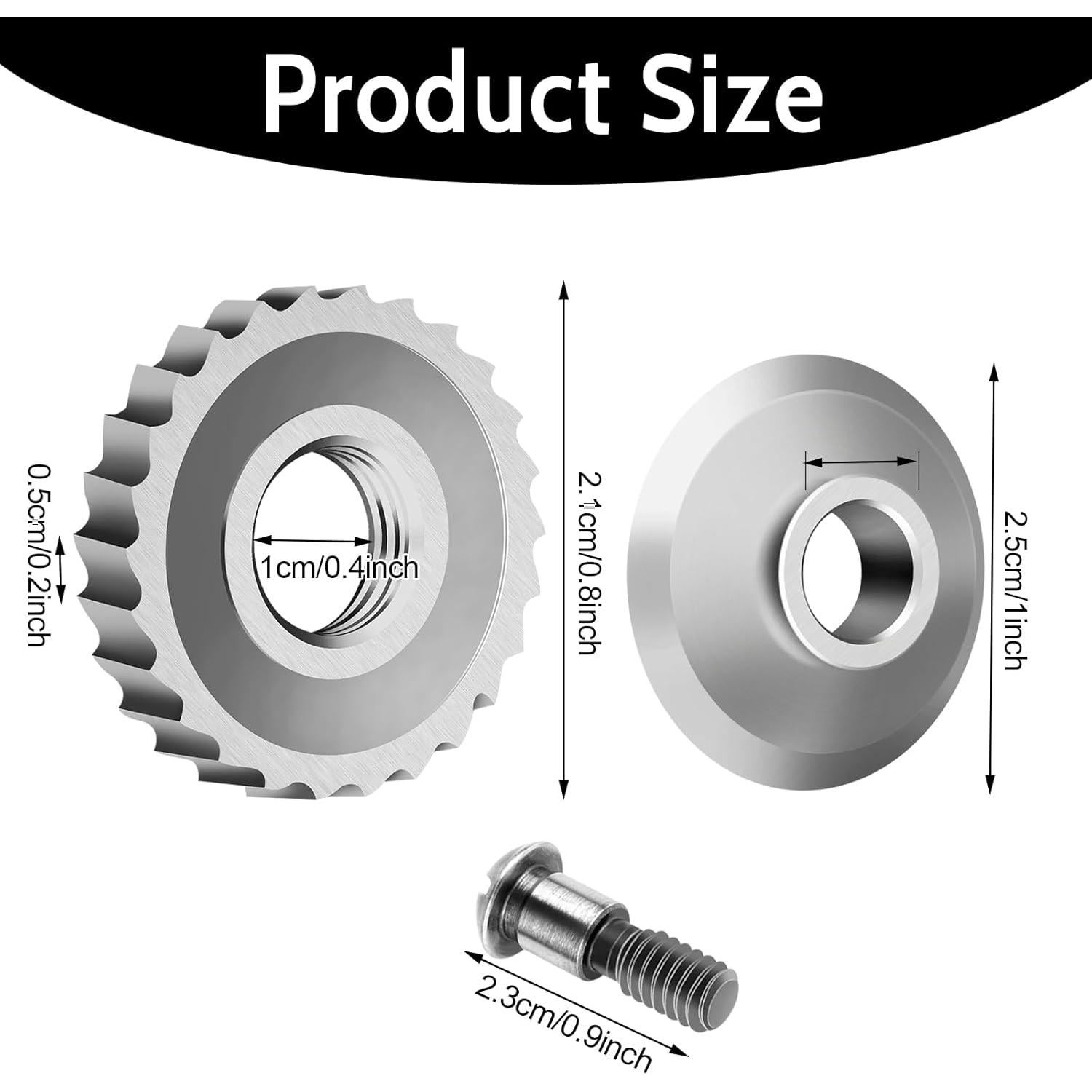 Kit de Reemplazo Engranaje y Cuchillo LVFEITIN KT2326 para Abridor de Latas Eléctrico