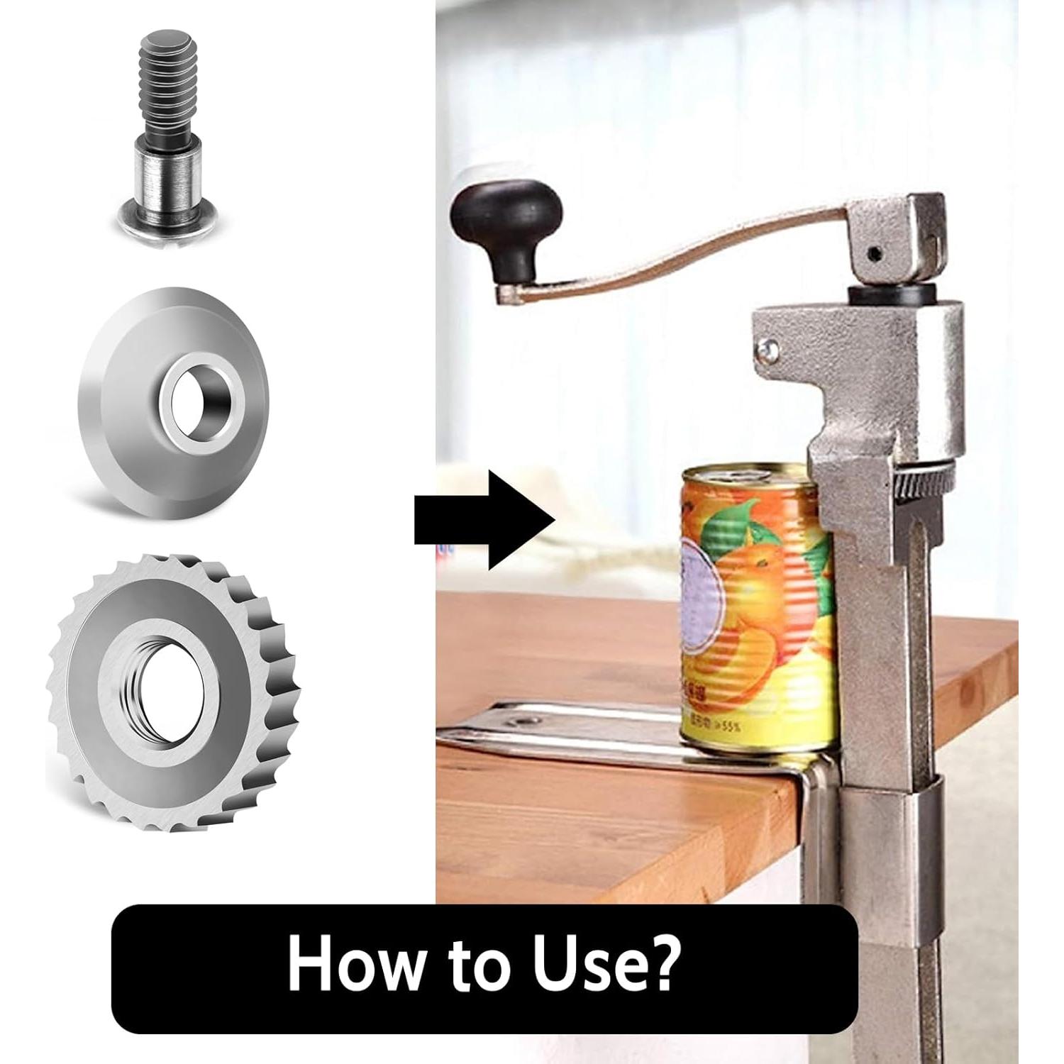 Kit de Reemplazo Engranaje y Cuchillo LVFEITIN KT2326 para Abridor de Latas Eléctrico