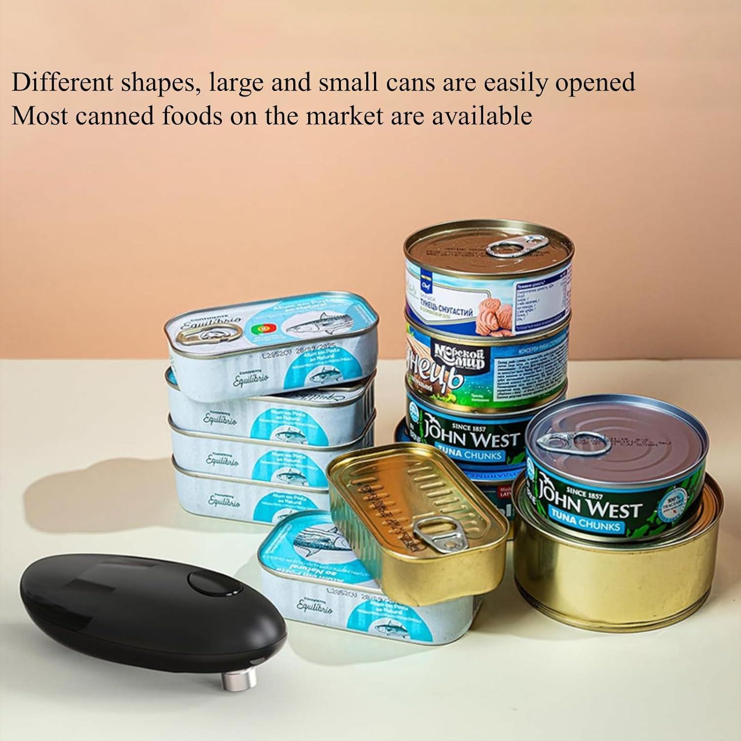 Abrelatas Eléctrico Automático Genérico 272g Bordes Suaves