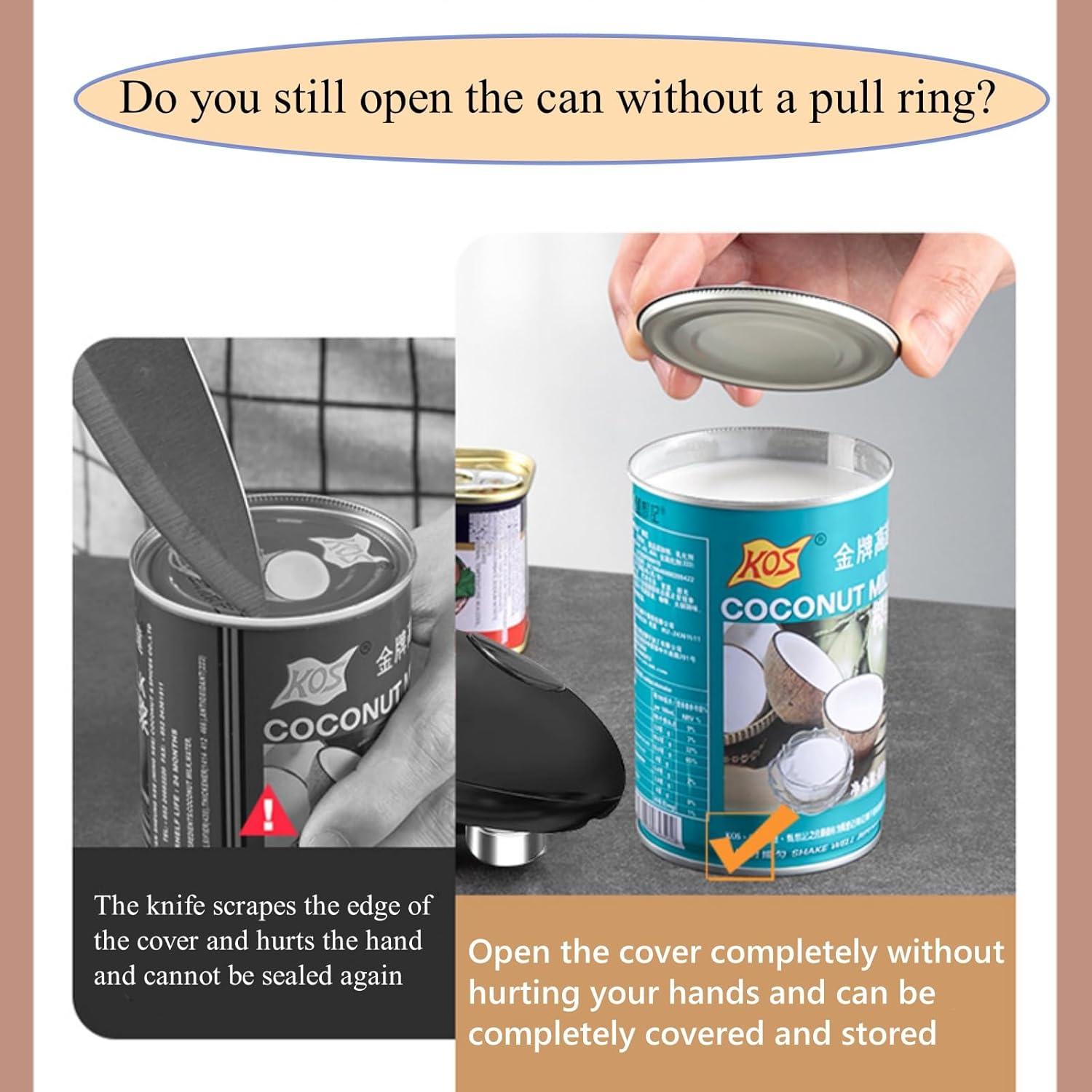 Abrelatas Eléctrico Automático Genérico 272g Bordes Suaves