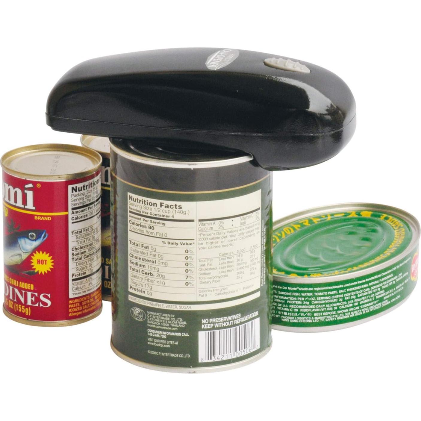 Abre Latas Manual DIRECTV 02480-BLK Negro 21.1x7.6 cm