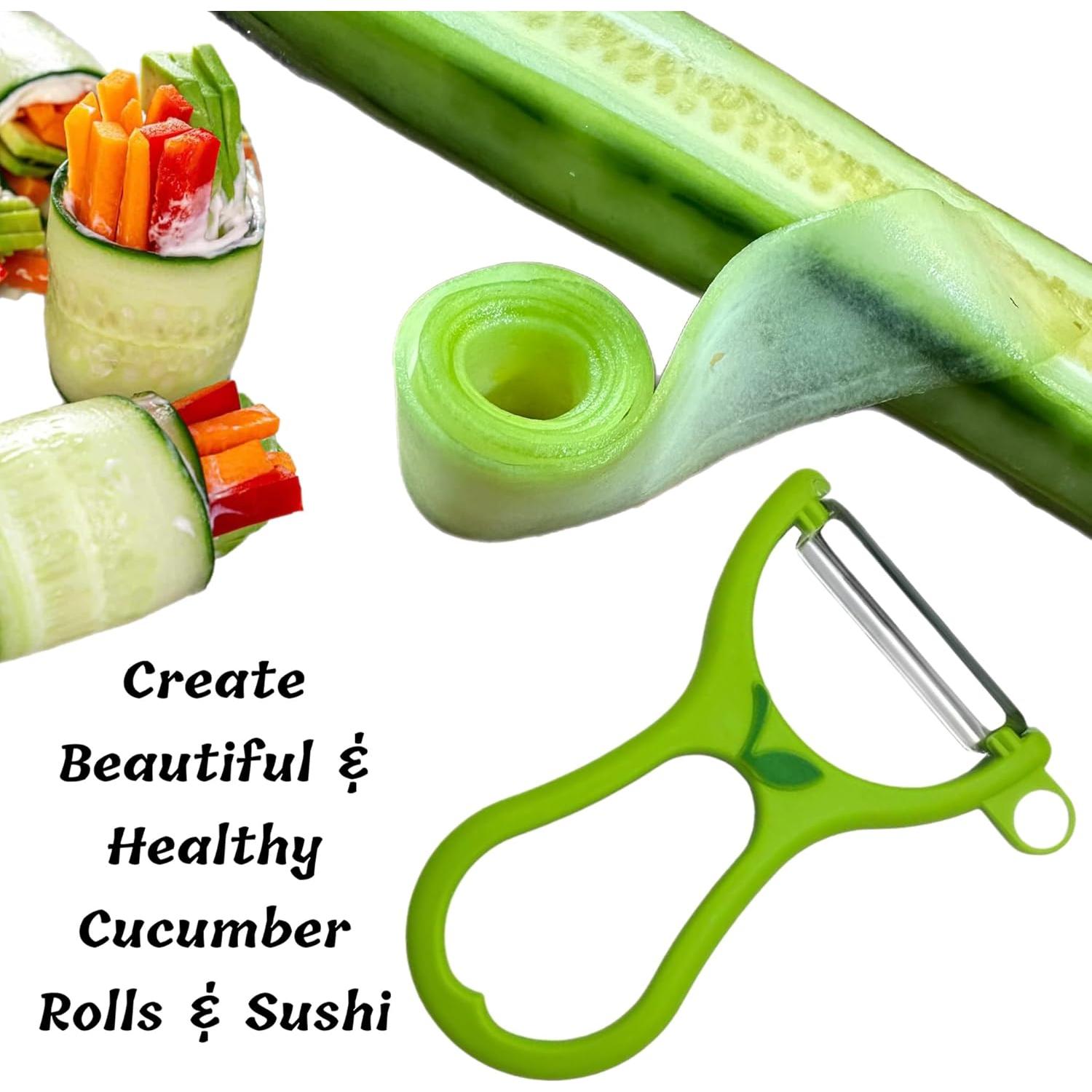 Paquete de 3 Peladores Ergonómicos ALAZCO de Acero Sin BPA