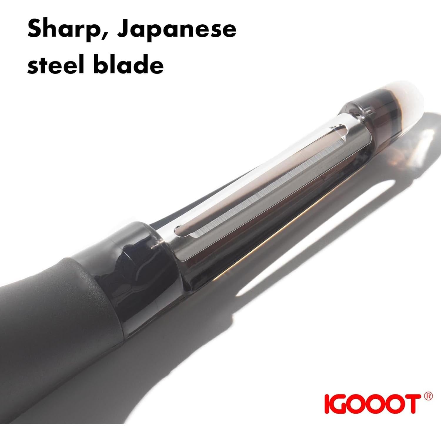 Pelador de Verduras Igooot con Cuchilla de Acero Inoxidable