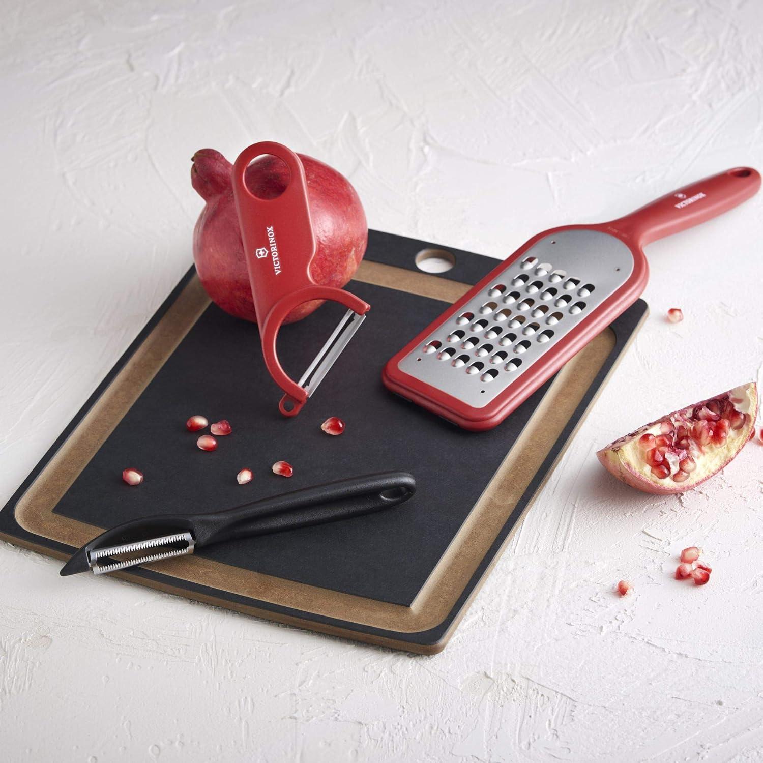 Pelador Victorinox Serrado Negro de Acero Inoxidable 17.5 cm