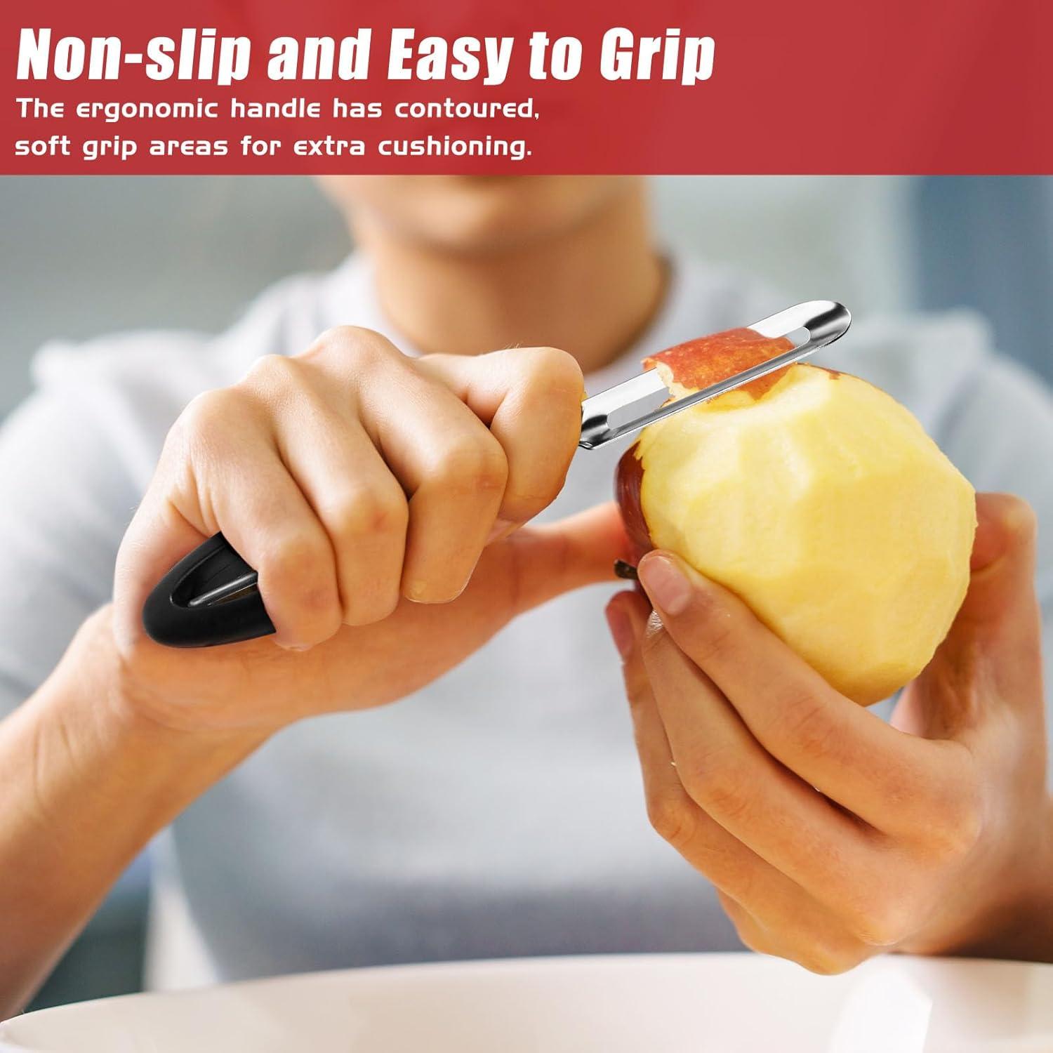 Pelador de Verduras Profesional ReneeChef 1071 Acero Inoxidable 18.4 cm