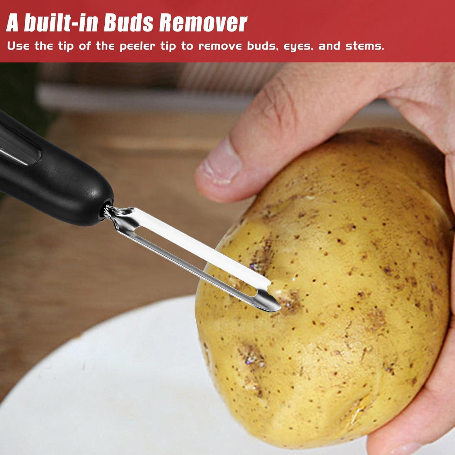 Pelador de Verduras Profesional ReneeChef 1071 Acero Inoxidable 18.4 cm