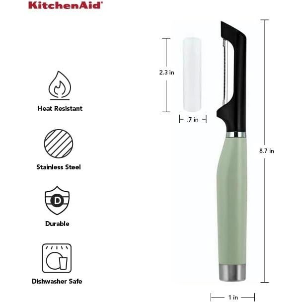 Pelador Euro KitchenAid Gourmet 22 cm Acero Inoxidable Pistacho