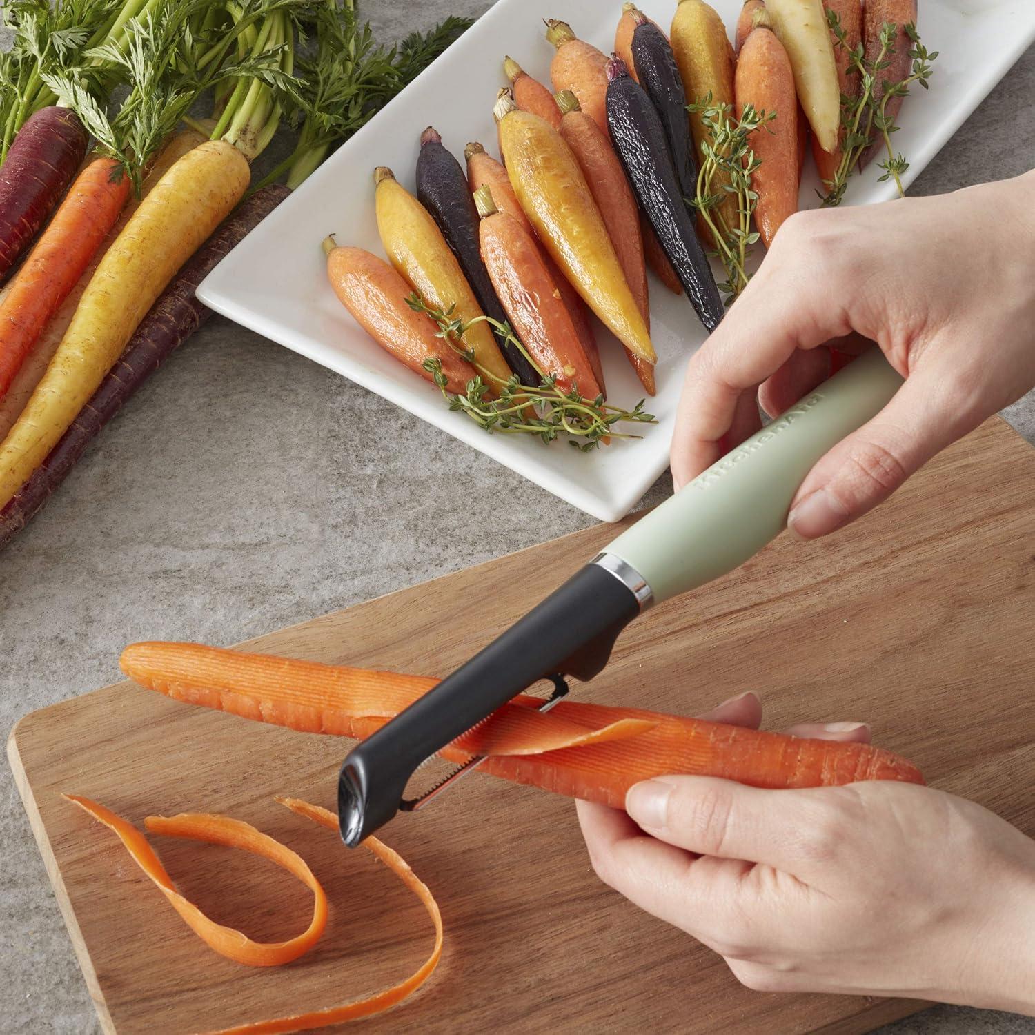 Pelador Euro KitchenAid Gourmet 22 cm Acero Inoxidable Pistacho