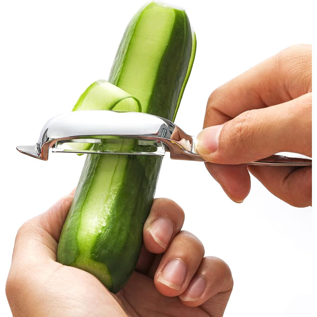 Juego de 2 peladores de verduras Honsen acero inoxidable