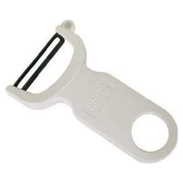 Pelador Suizo Kuhn Rikon 10.8 cm Antideslizante Blanco