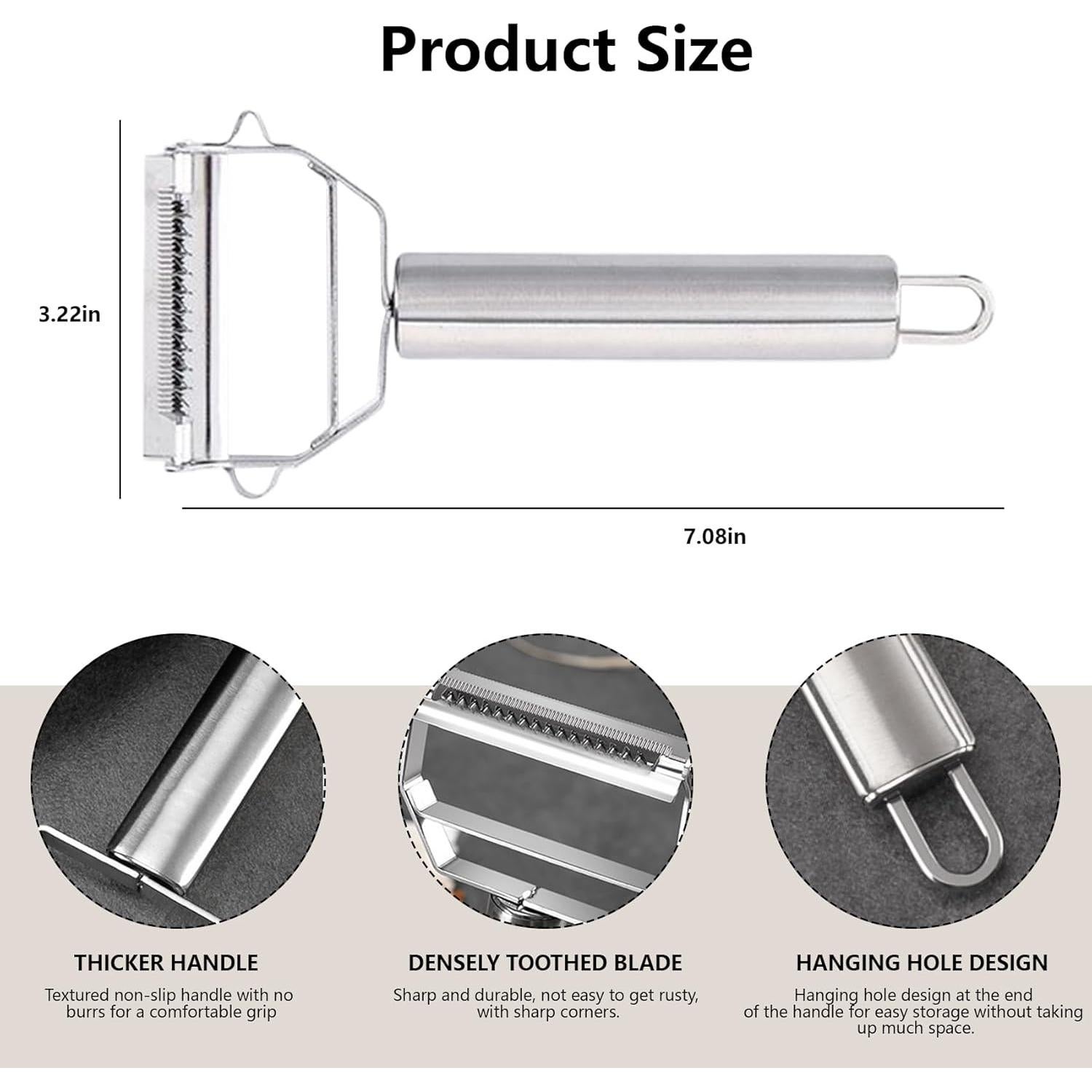 Pelador Juliana ReNext de Acero Inoxidable 18cm
