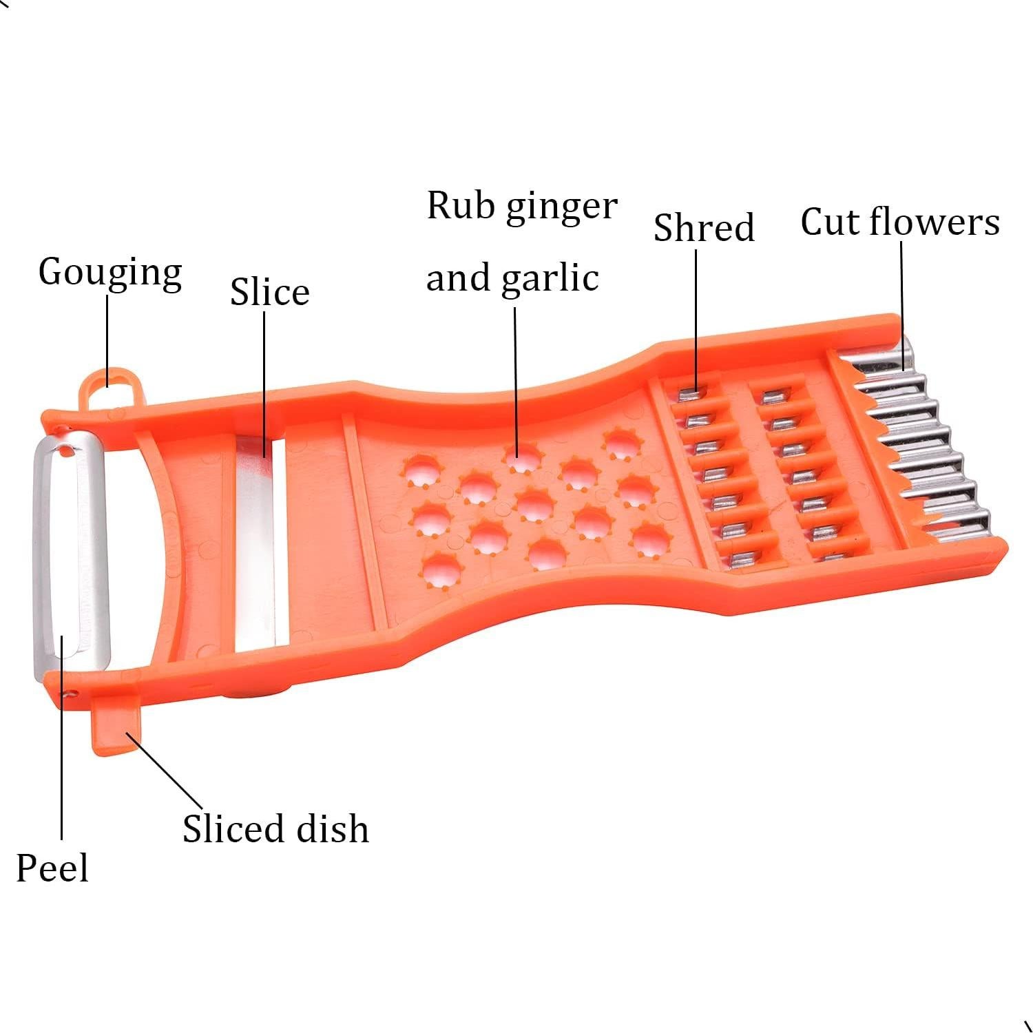 Pelador Multifuncional de Cocina XIWENQUKU - 2 Piezas