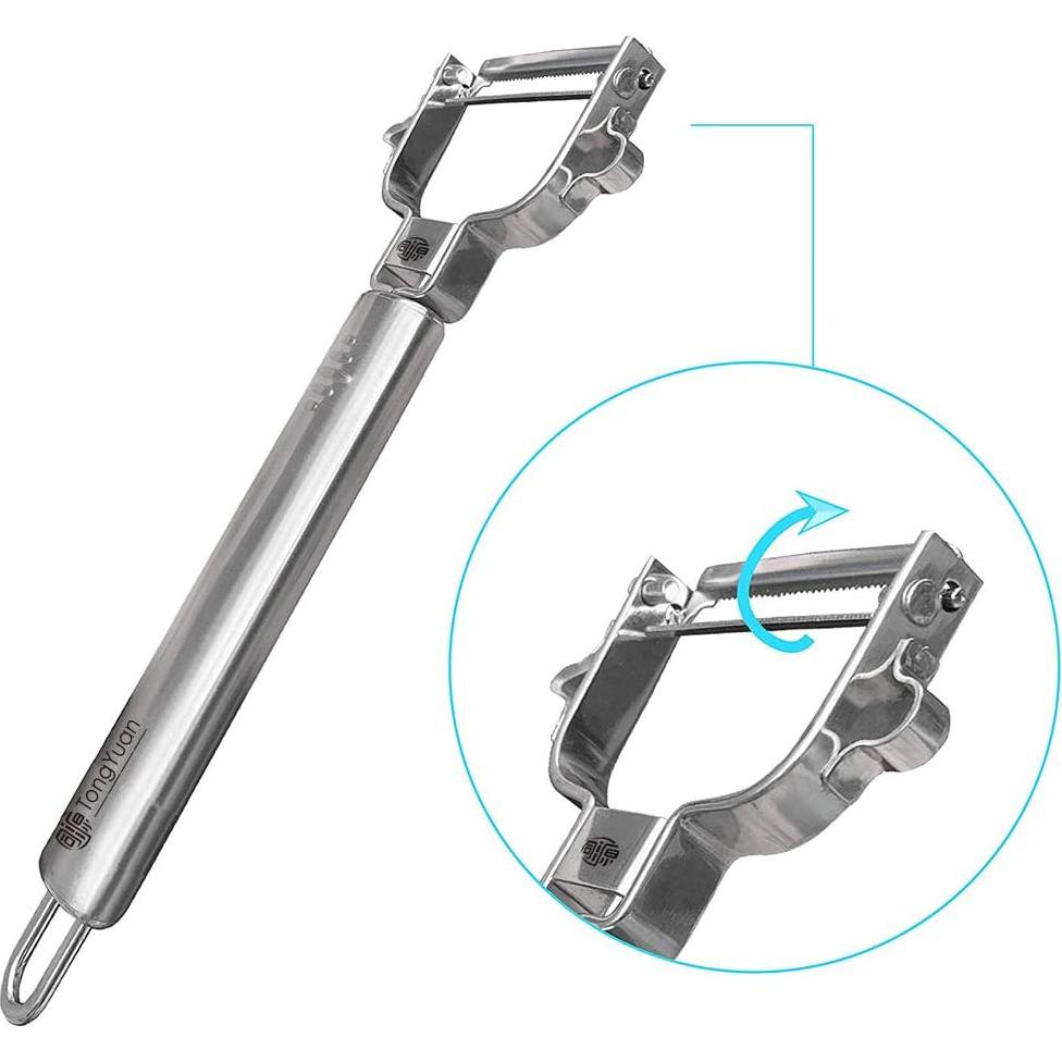 Pelador Giratorio Multifuncional TongYuan - Acero Inoxidable