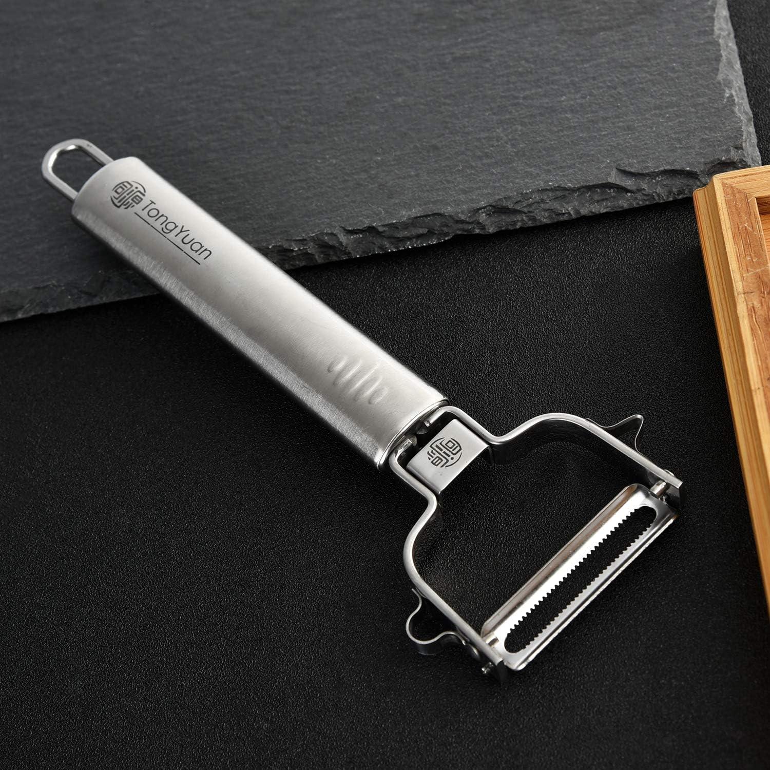 Pelador Giratorio Multifuncional TongYuan - Acero Inoxidable