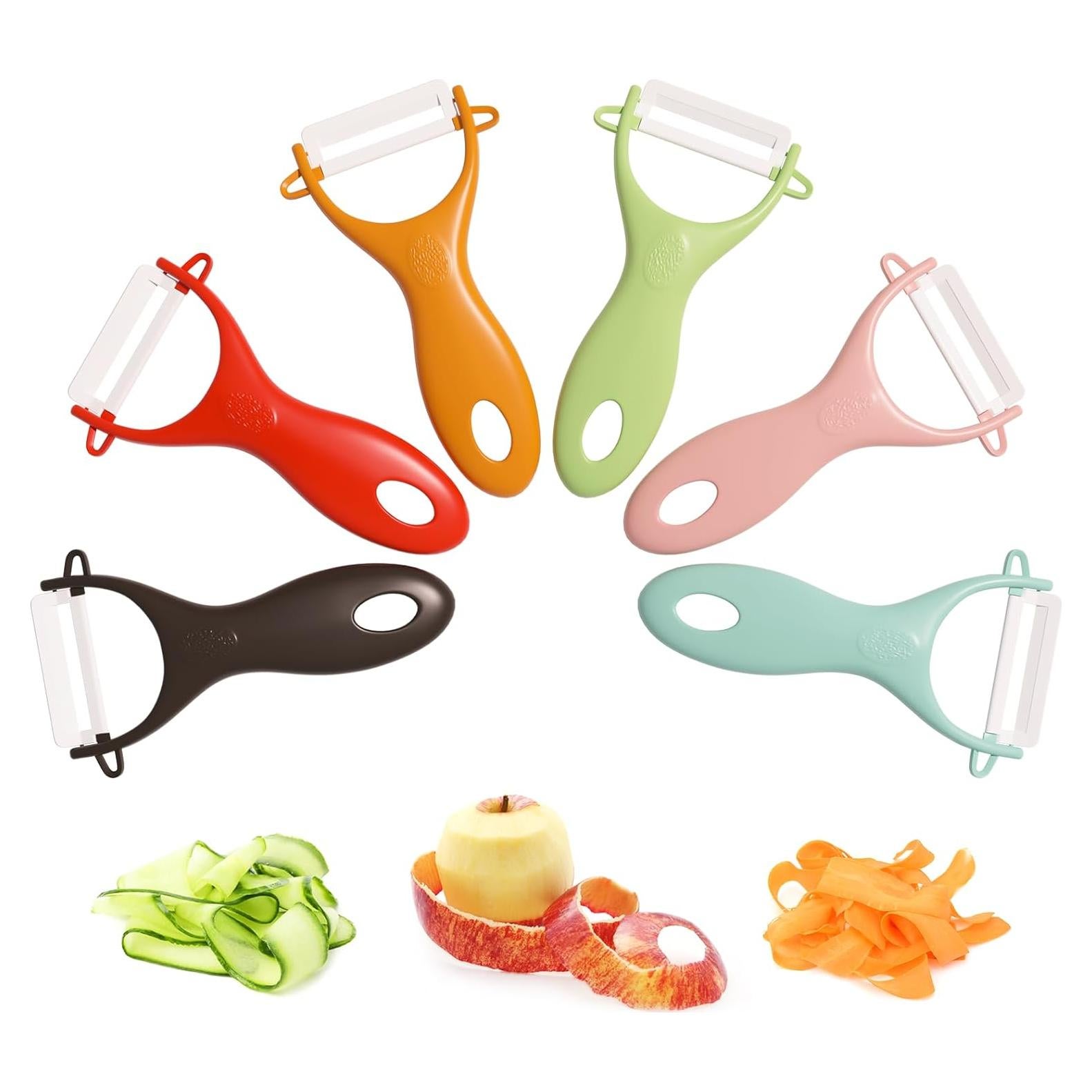 Juego de peladores de verduras Trez Treamer 6PCS cerámica