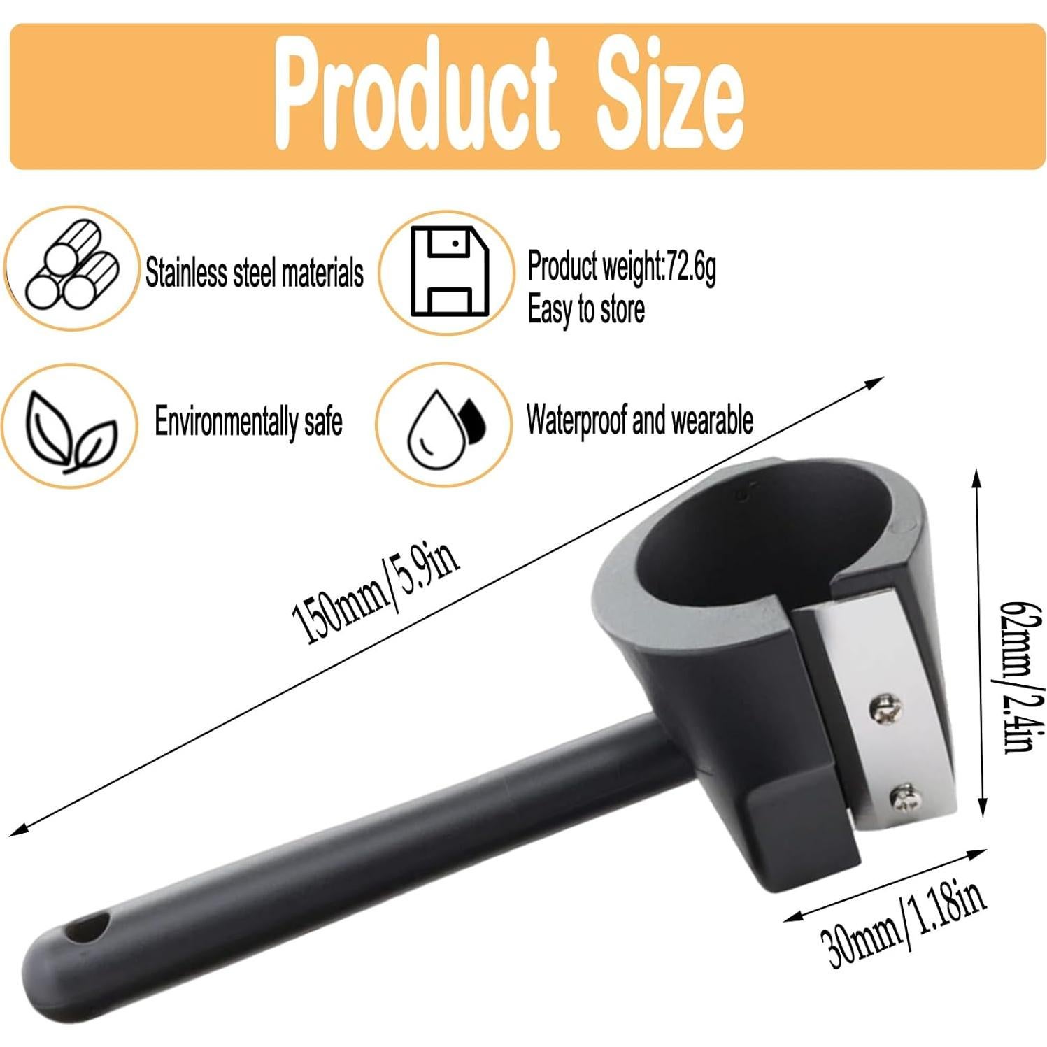 Pelador de Verduras FMOYSIEN Ergonómico Acero Inoxidable