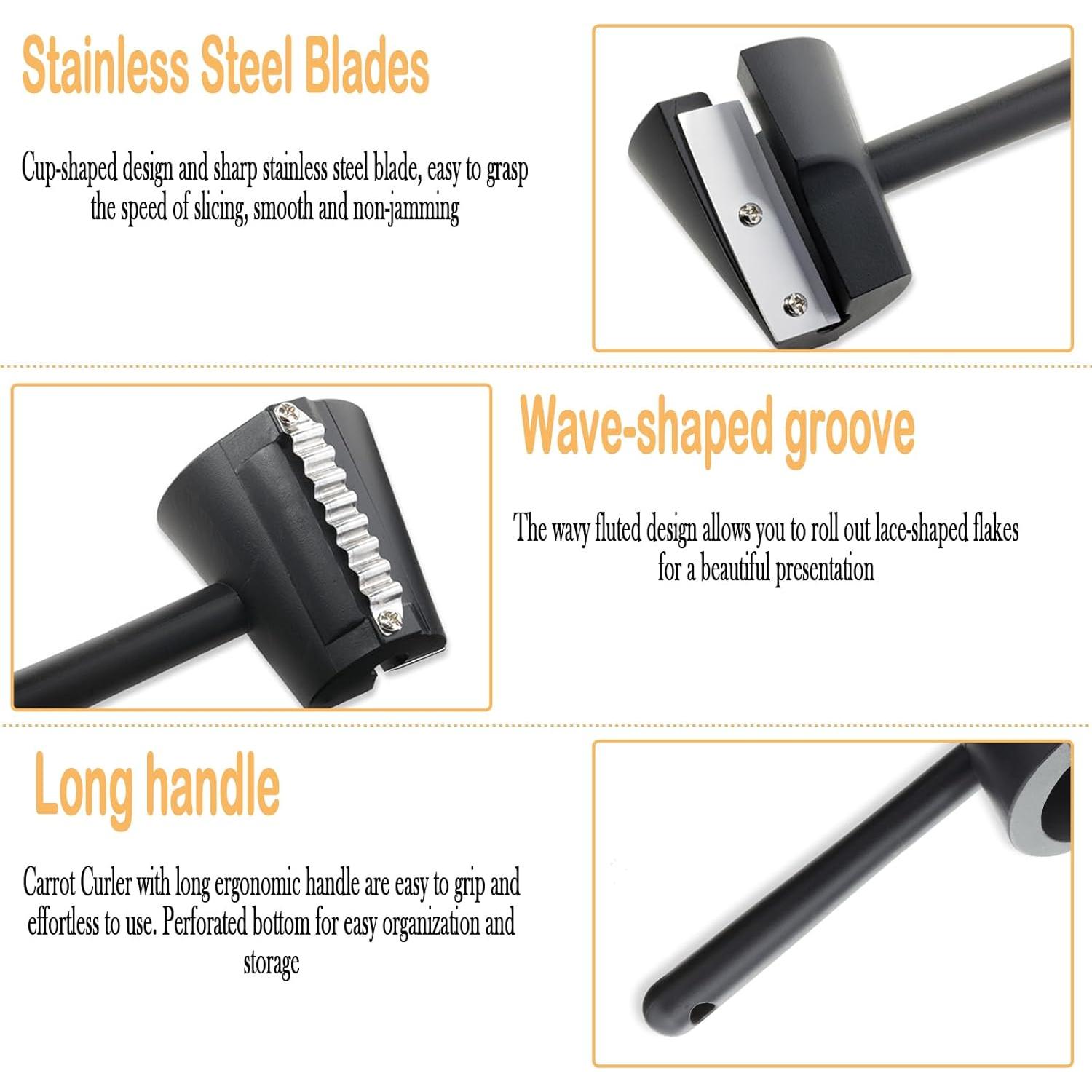 Pelador de Verduras FMOYSIEN Ergonómico Acero Inoxidable