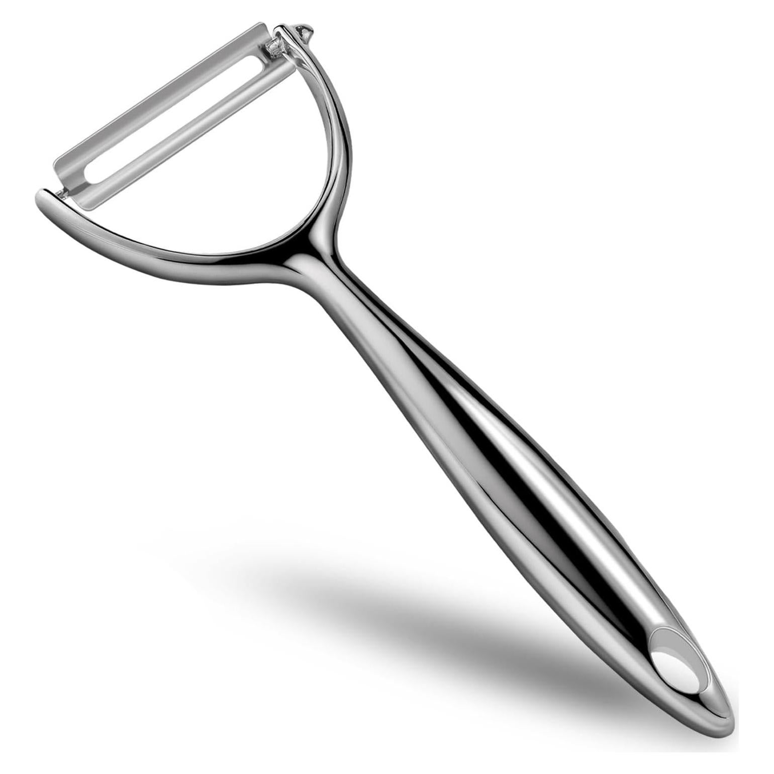 Pelador de Verduras Ergonómico LIIGEMI con Cuchillas de Acero Inoxidable