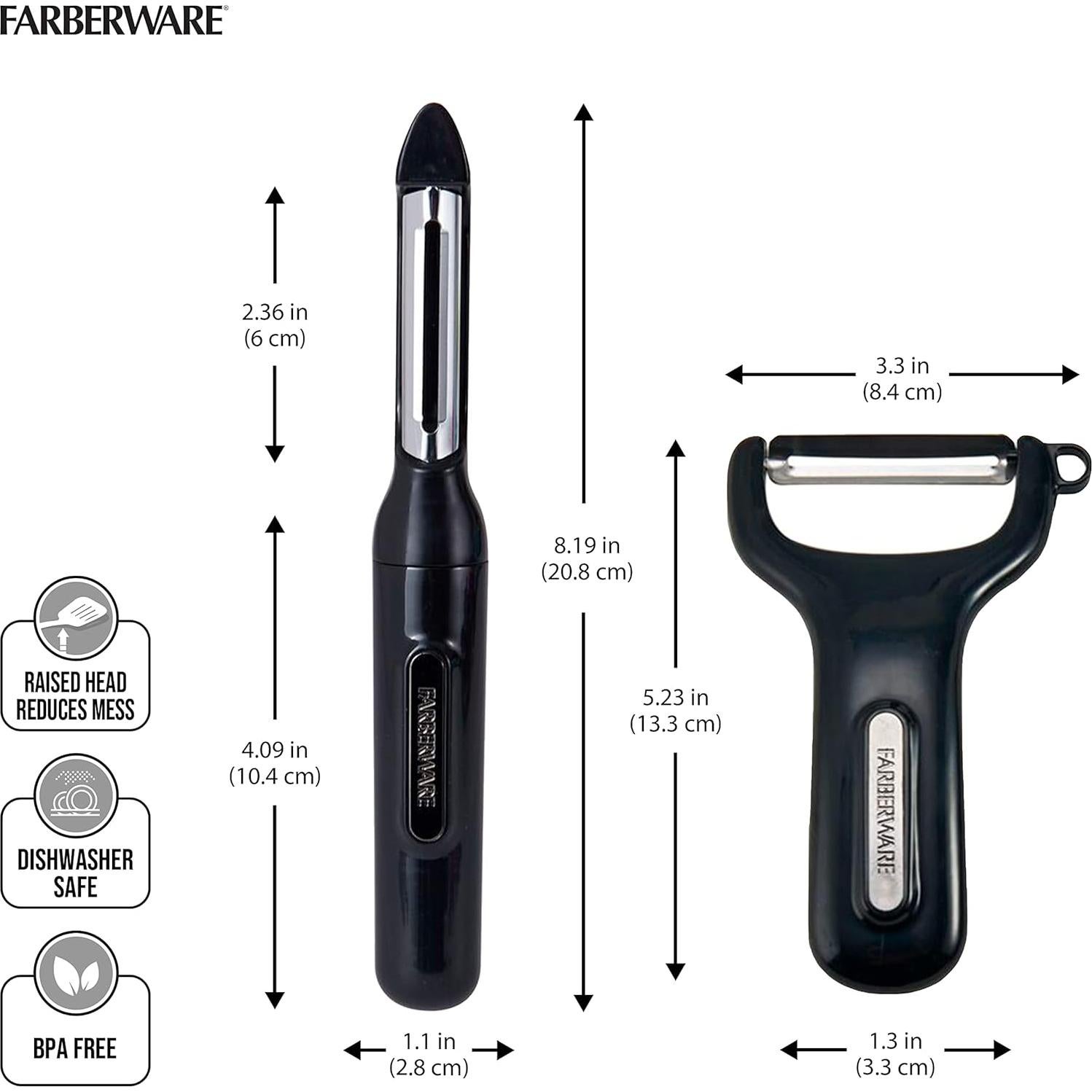 Conjunto de Peladores Farberware Profesional 20.32 cm y 12.7 cm