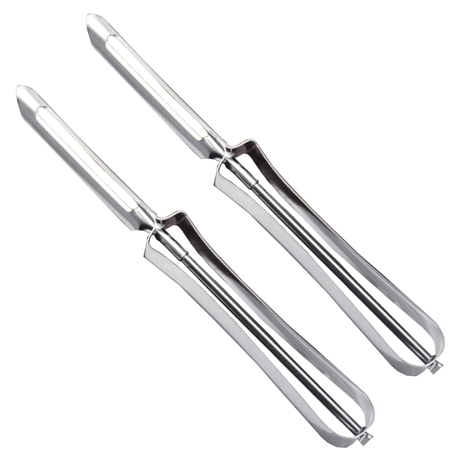 Peladores de Verduras YOUYOU de Acero Inoxidable - 2 Unidades