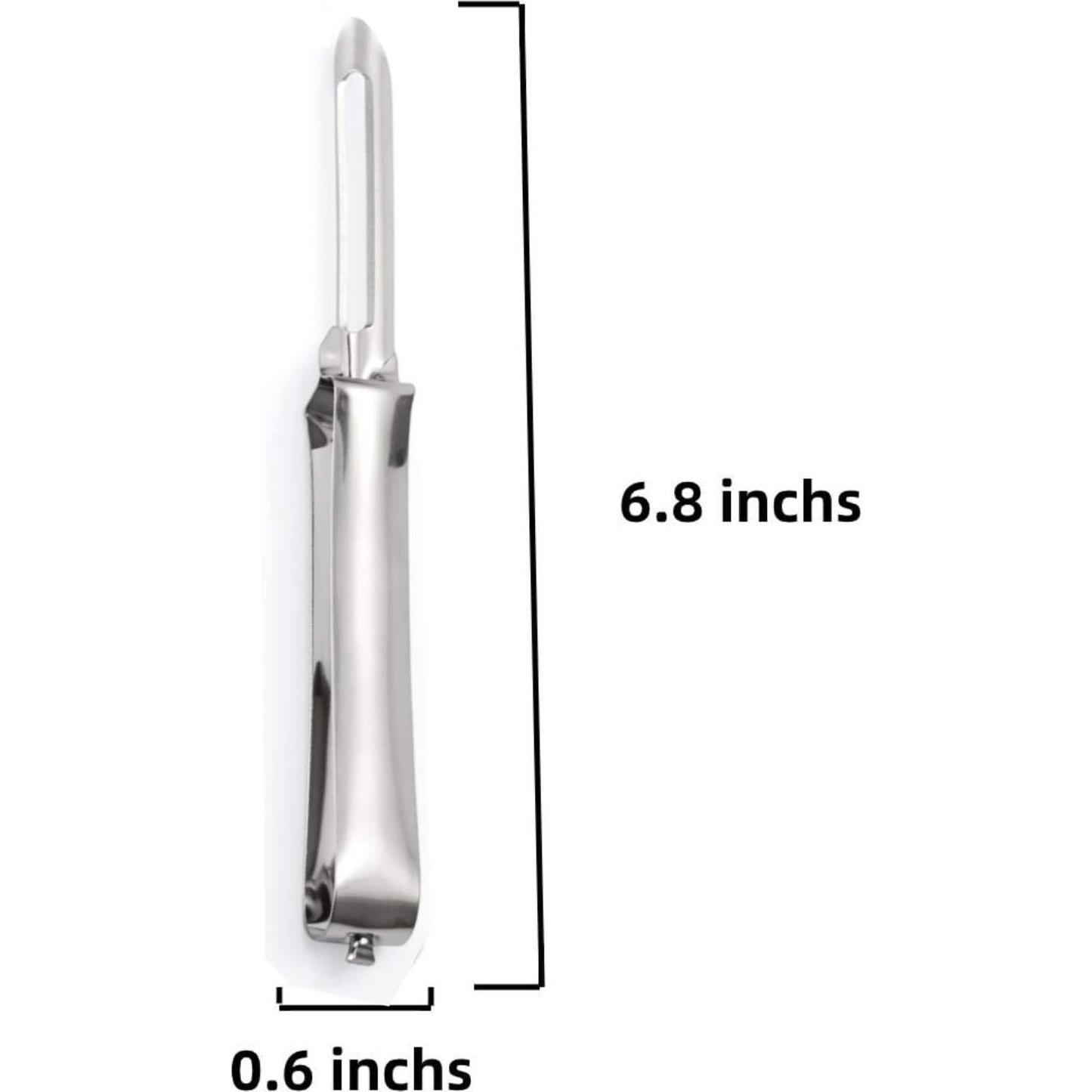 Peladores de Verduras YOUYOU de Acero Inoxidable - 2 Unidades