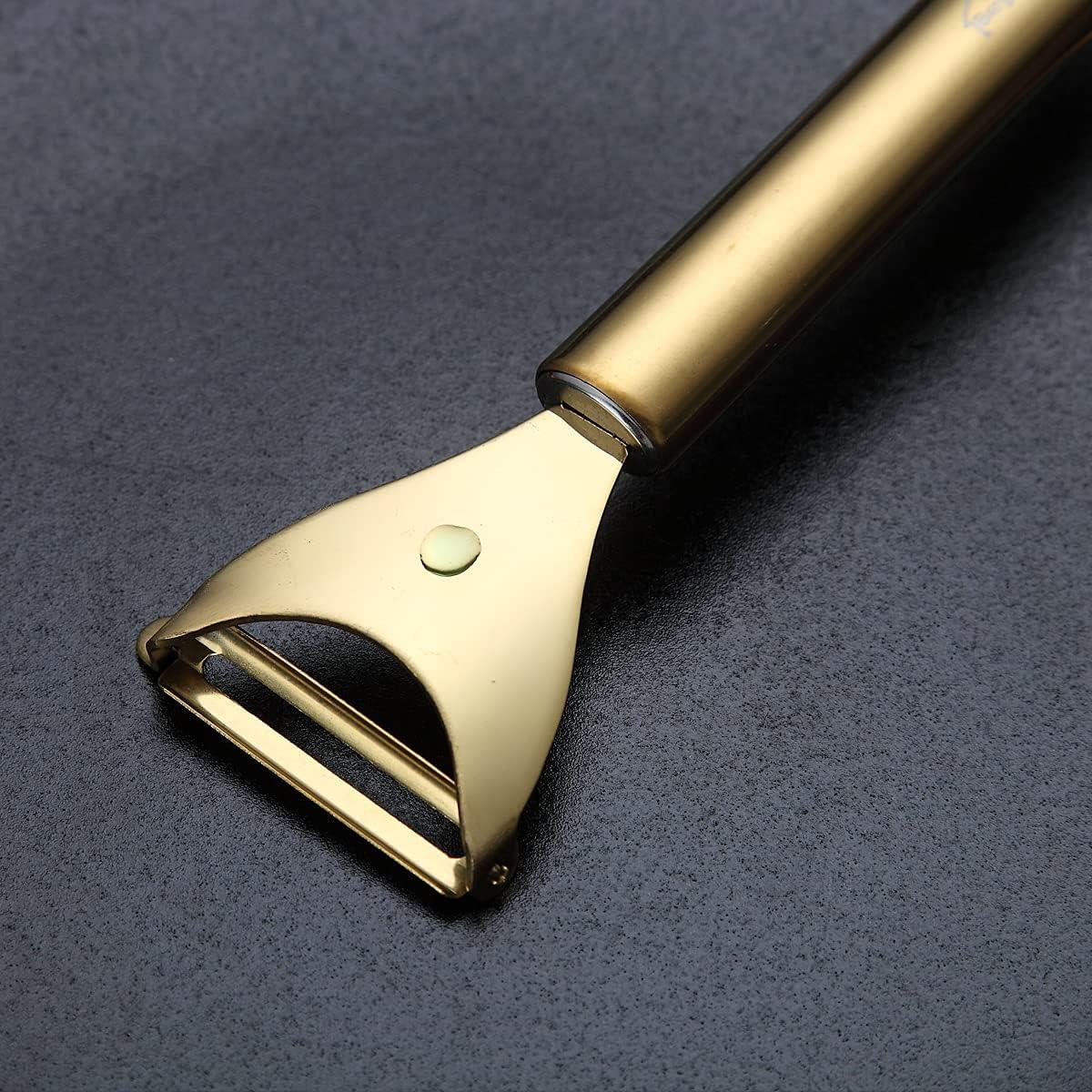 Juego de 2 Peladores de Verduras y Frutas Kyraton Acero Inoxidable