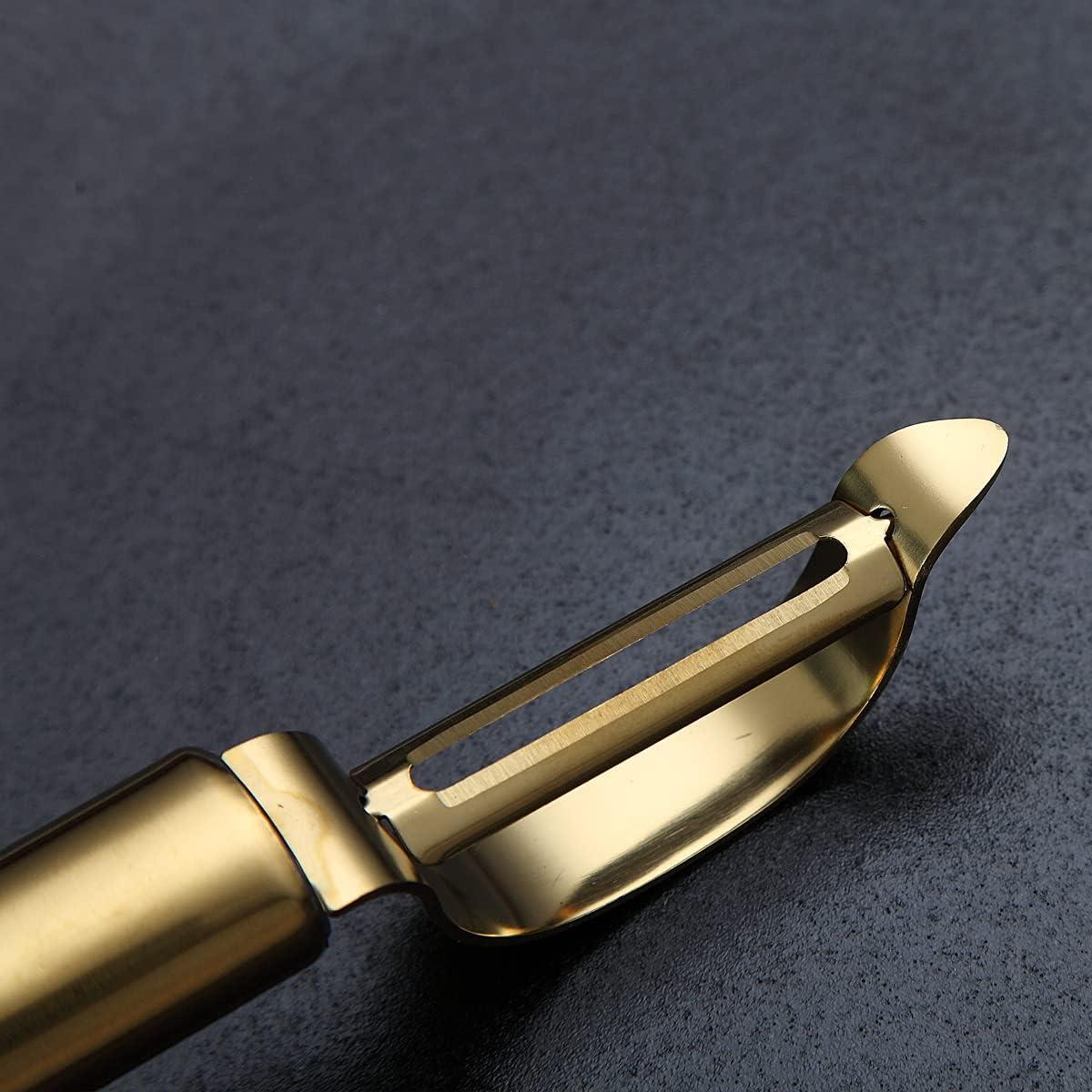 Juego de 2 Peladores de Verduras y Frutas Kyraton Acero Inoxidable