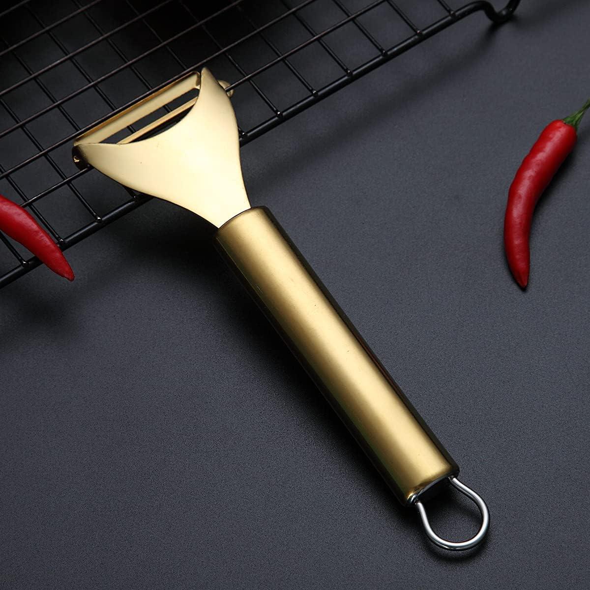 Juego de 2 Peladores de Verduras y Frutas Kyraton Acero Inoxidable