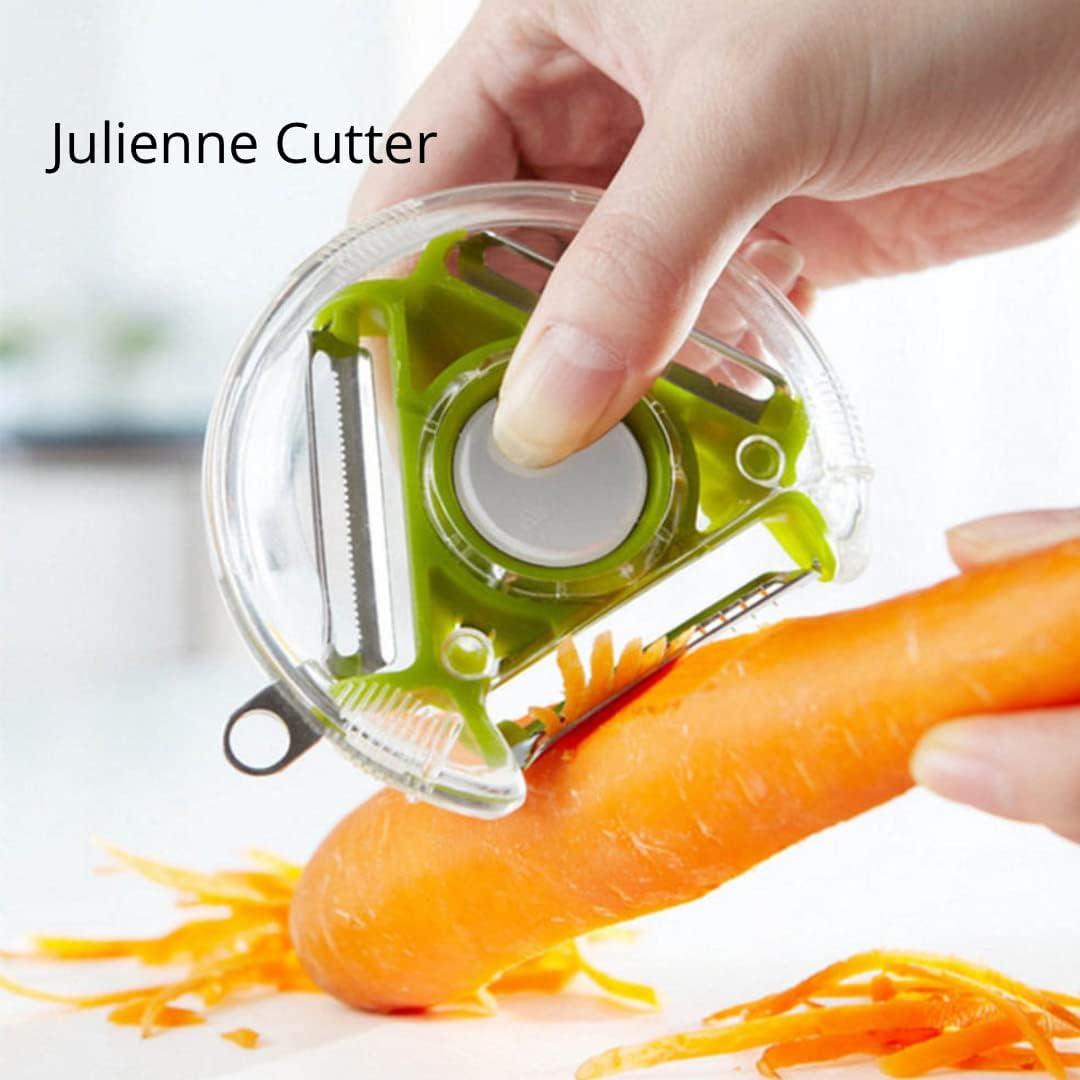 Pelador Multifuncional 3 en 1 Studio Olive Acero Inoxidable