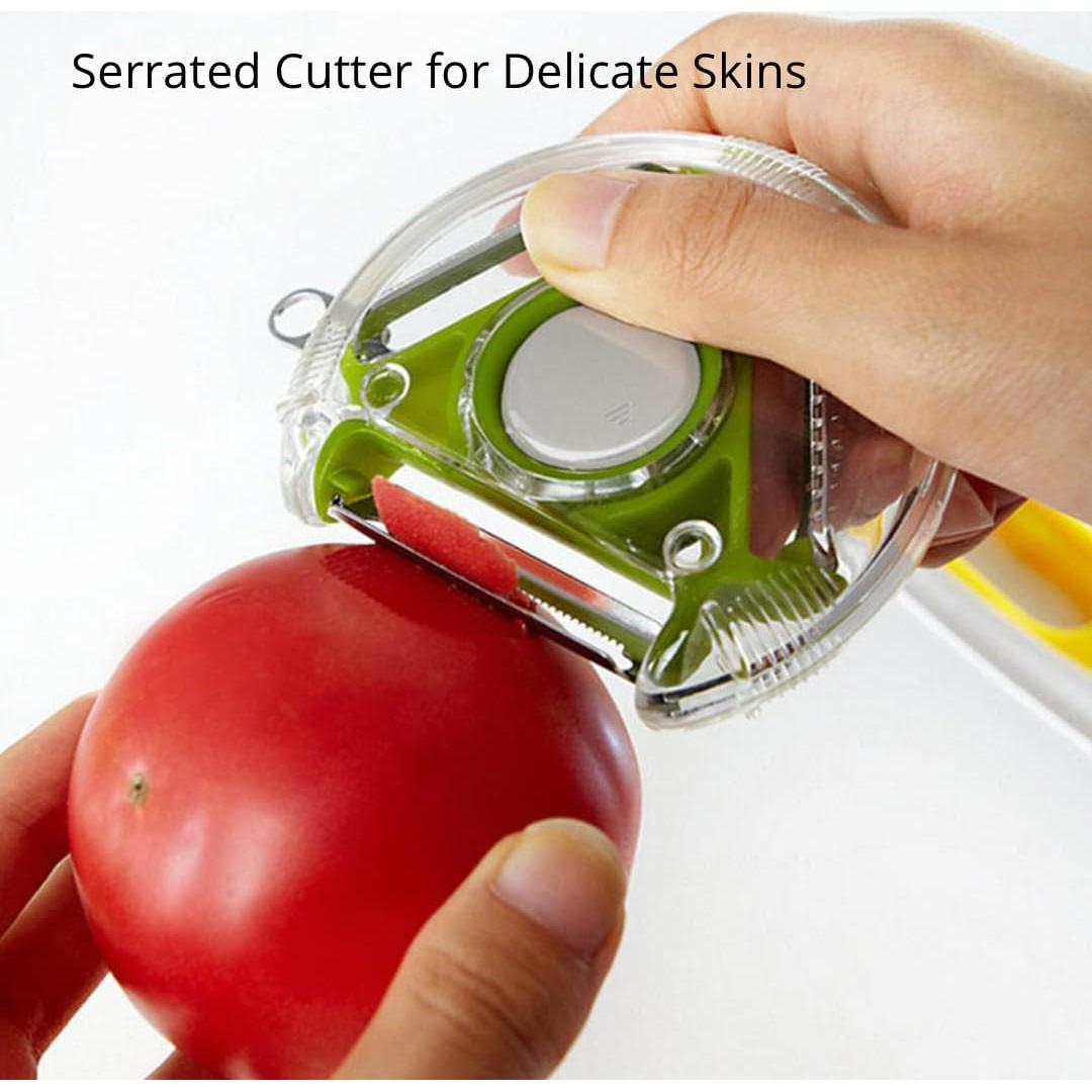 Pelador Multifuncional 3 en 1 Studio Olive Acero Inoxidable