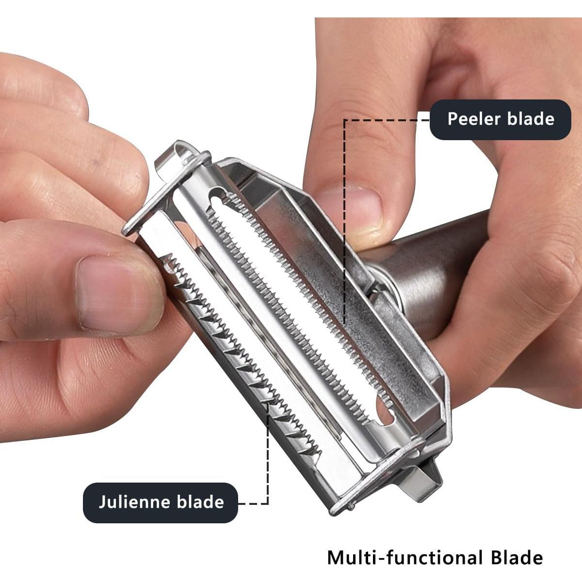 Pelador de Juliana Genérico Acero Inoxidable Antideslizante 99g