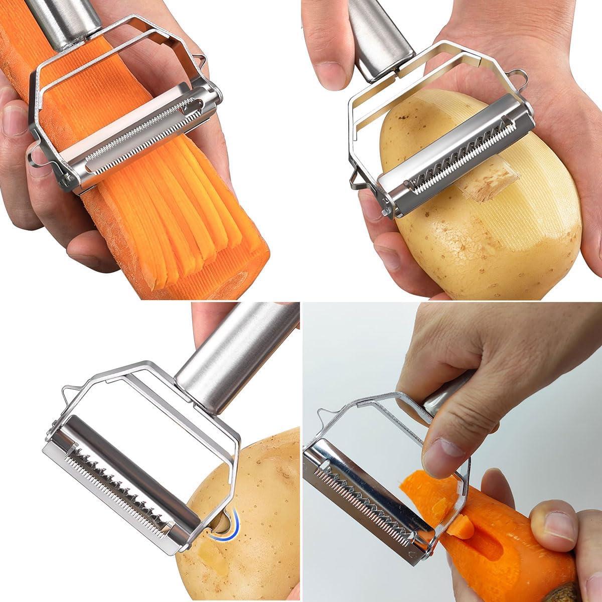 Pelador de Juliana Genérico Acero Inoxidable Antideslizante 99g