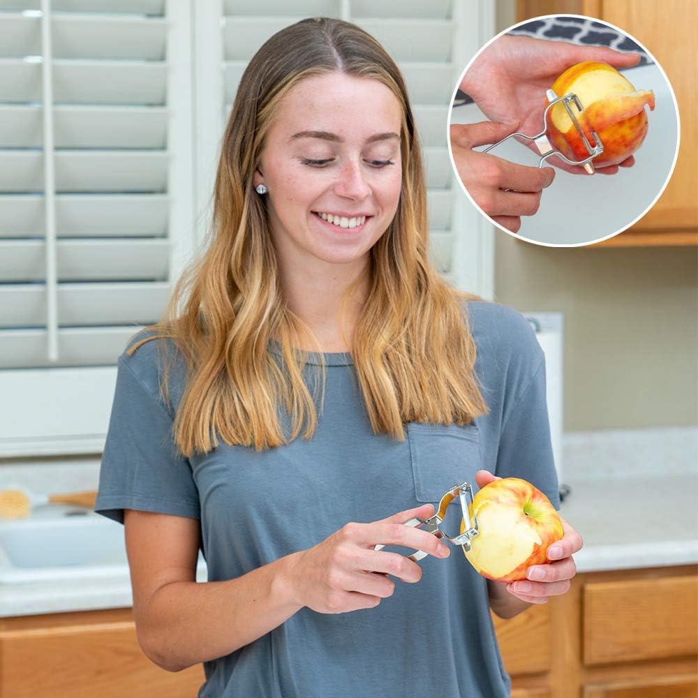 Peladores de Verduras Soquali Acero Inoxidable - Paquete de 2