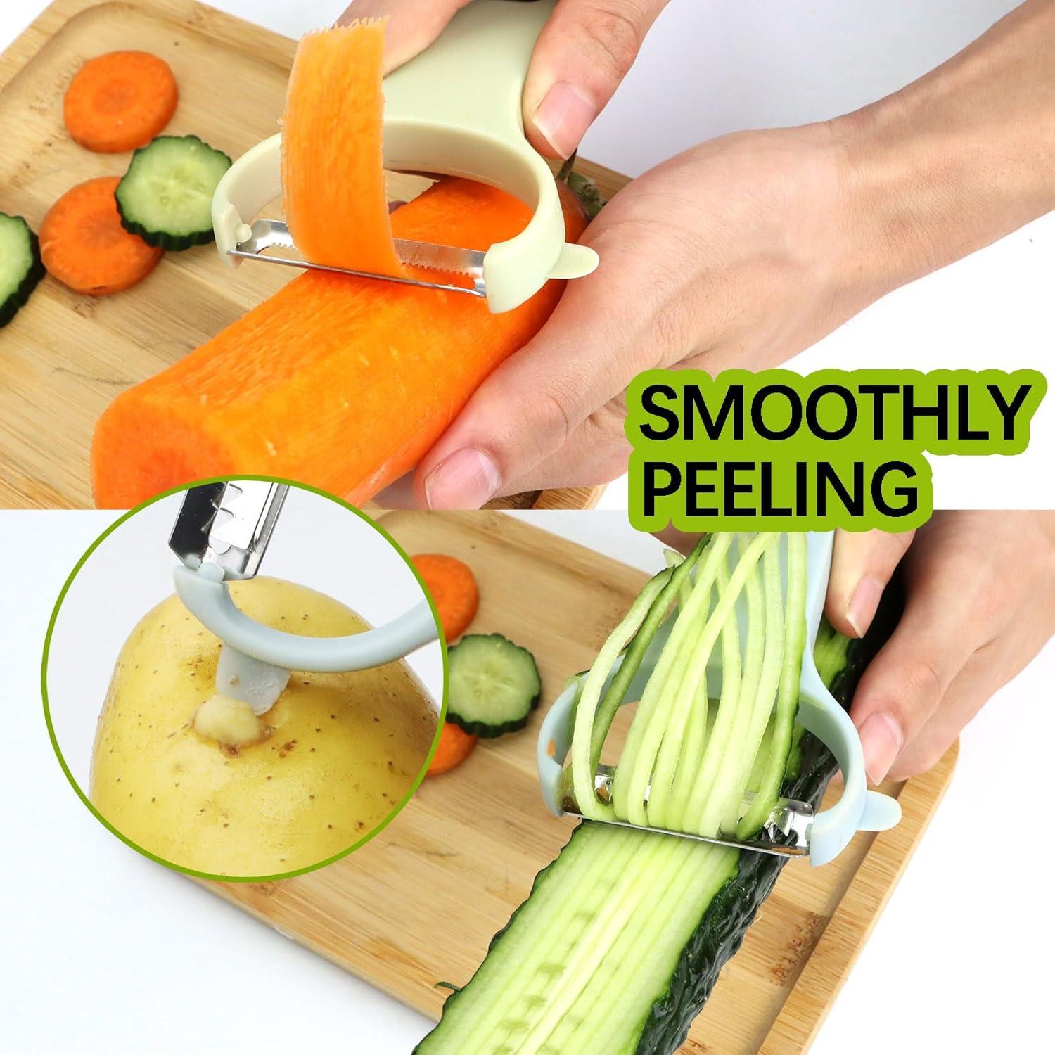 Juego de Peladores VOGARB 3 Piezas Acero Inoxidable