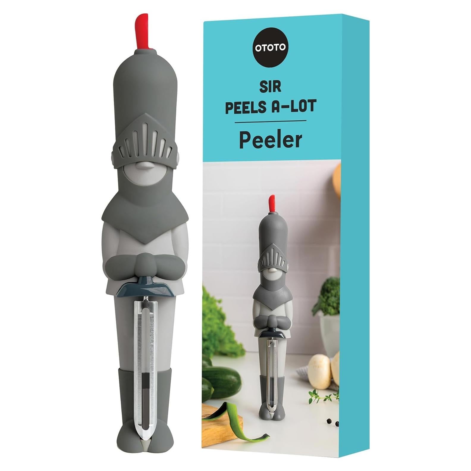 Pelador de Verduras OTOTO Sir Peels A-Lot Acero Inoxidable Gris