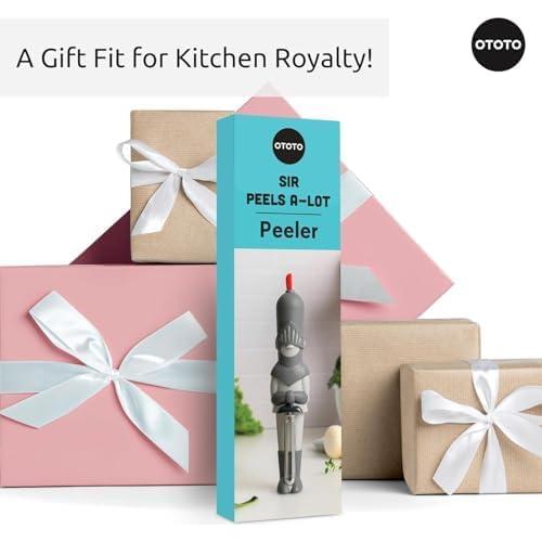Pelador de Verduras OTOTO Sir Peels A-Lot Acero Inoxidable Gris