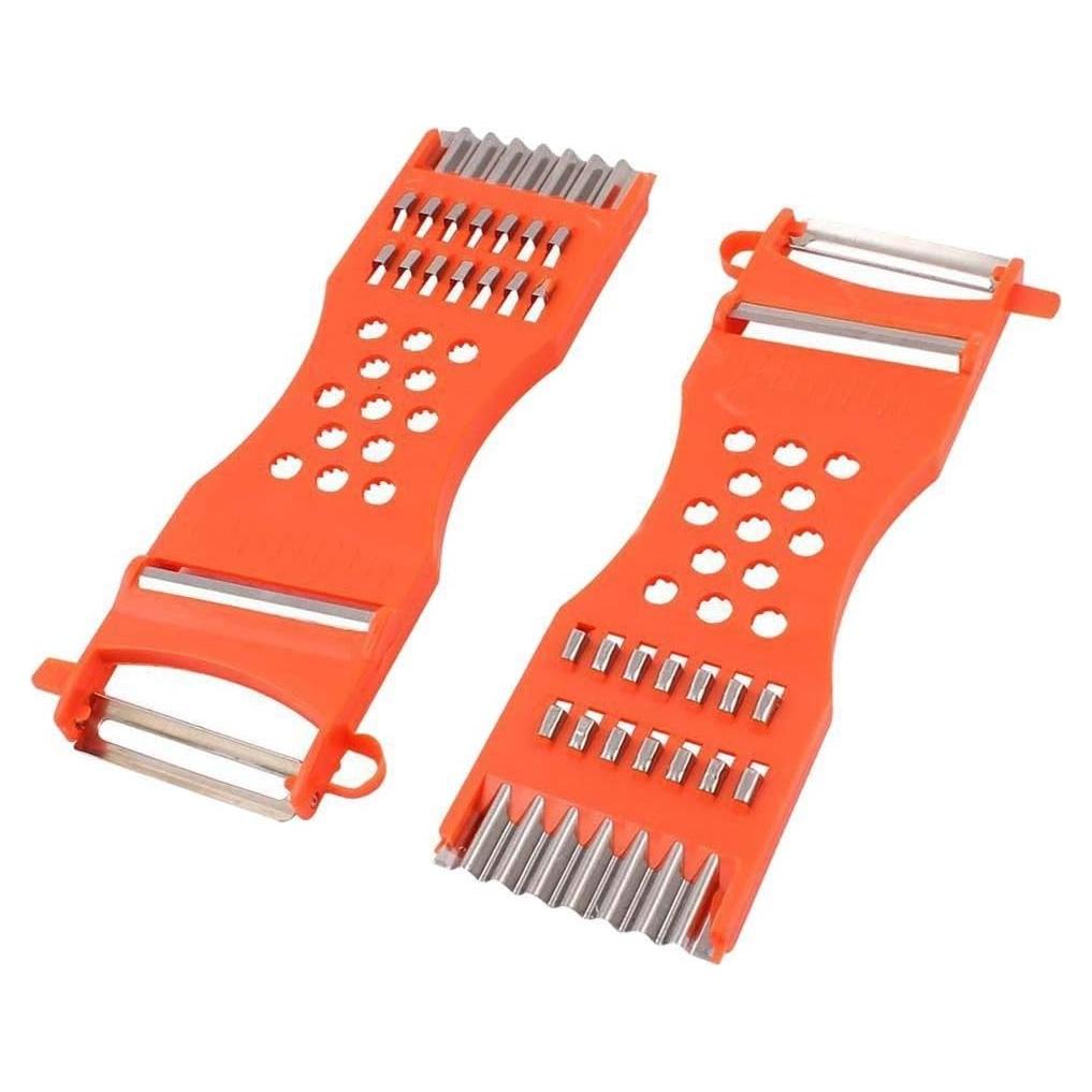 Pelador Multifuncional Saim 2 Pcs - Rallador de Frutas y Verduras