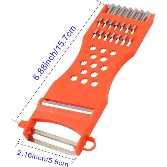 Pelador Multifuncional Saim 2 Pcs - Rallador de Frutas y Verduras