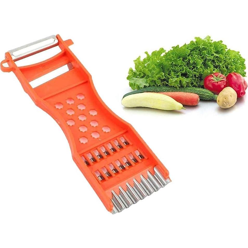 Pelador Multifuncional Saim 2 Pcs - Rallador de Frutas y Verduras