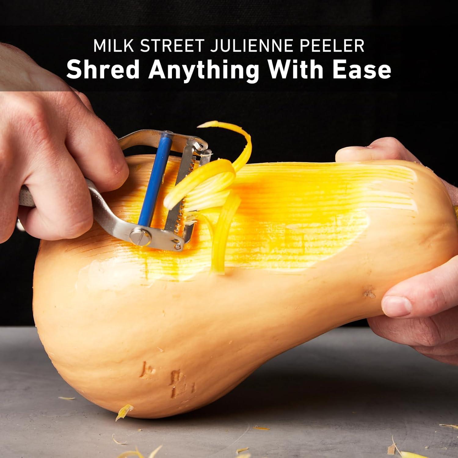 Pelador Julienne Milk Street de Acero Inoxidable 420