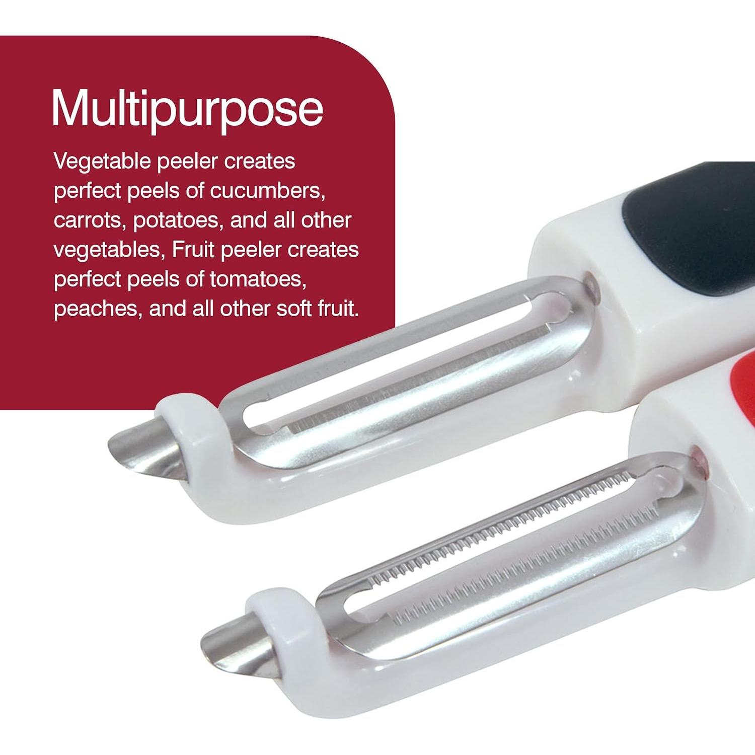 Conjunto de Peladores de Verduras Zyliss - 2 Piezas Acero Inoxidable