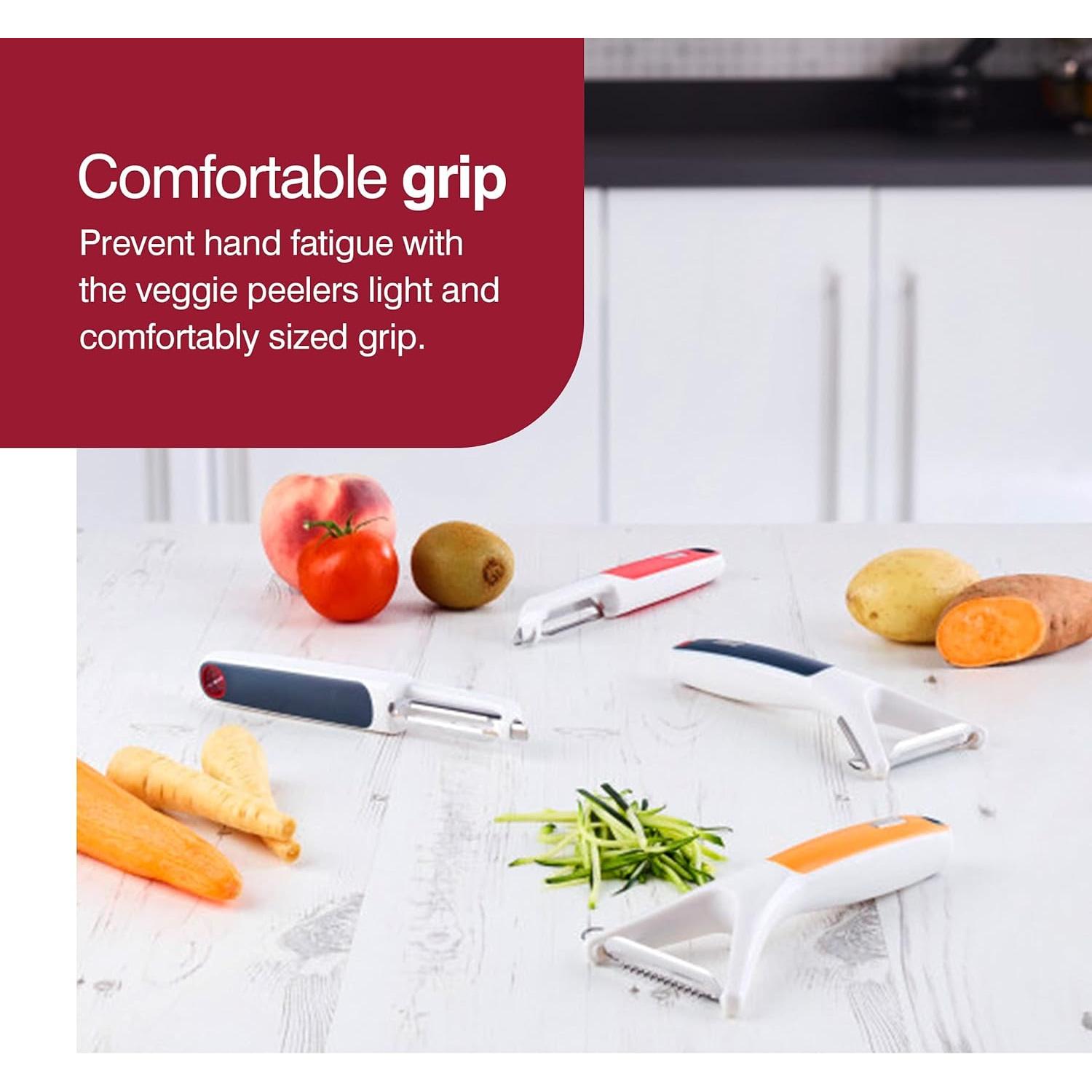 Conjunto de Peladores de Verduras Zyliss - 2 Piezas Acero Inoxidable