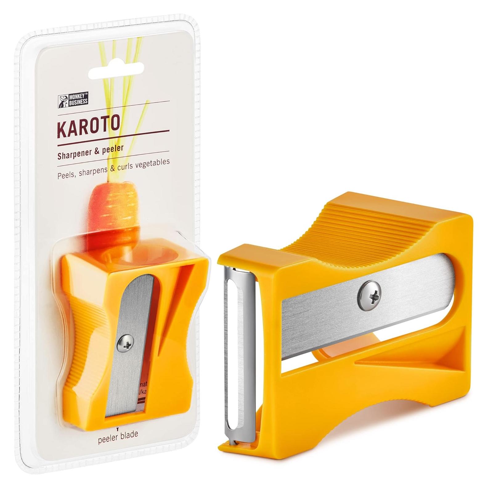 Afilador de Verduras Karoto Monkey Business - Pelador Amarillo