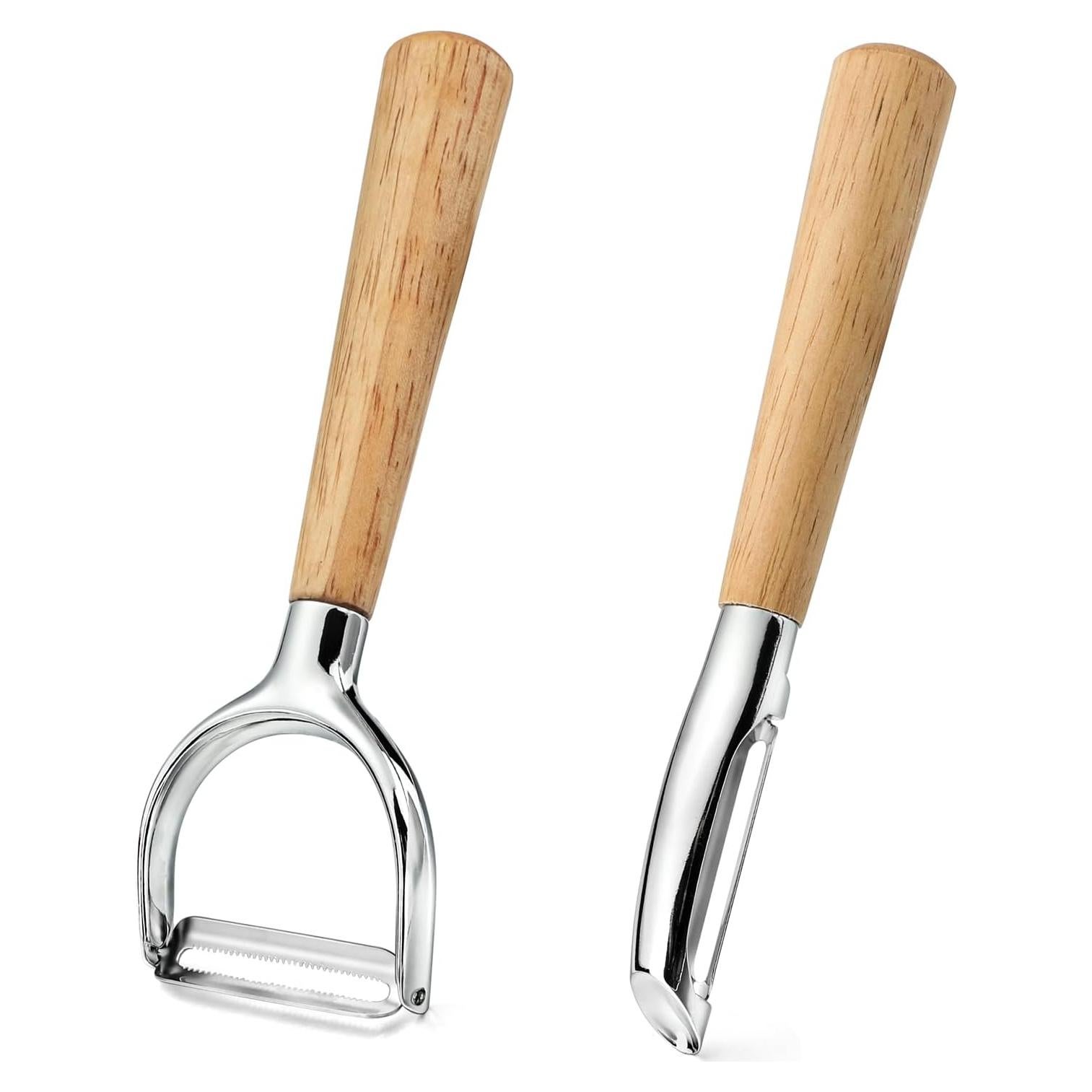 Juego de Peladores de Patatas Beereraver - Acero Inoxidable, 2 Piezas