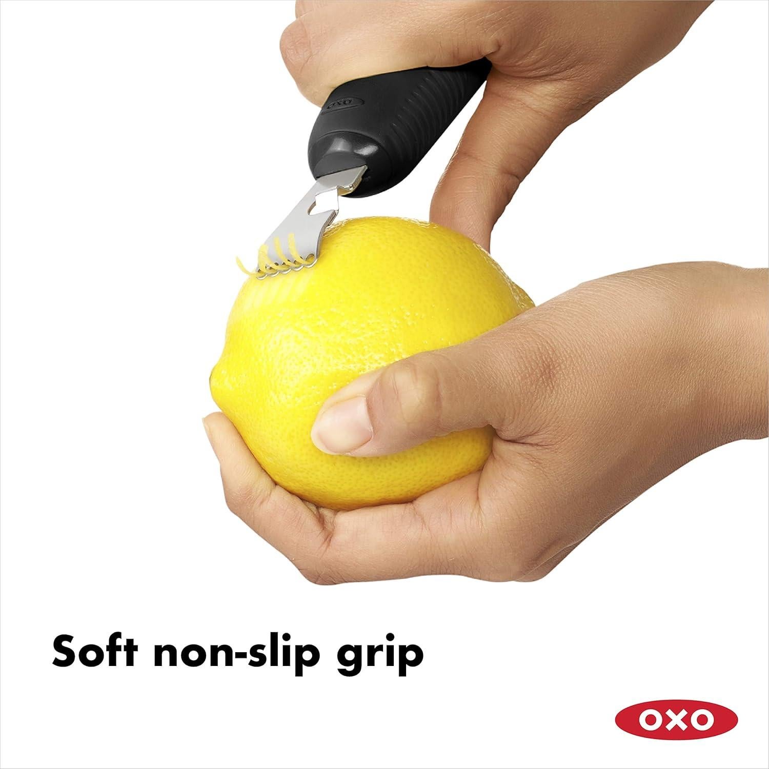 Rallador de Cítricos OXO Good Grips 2 en 1 Acero Inoxidable