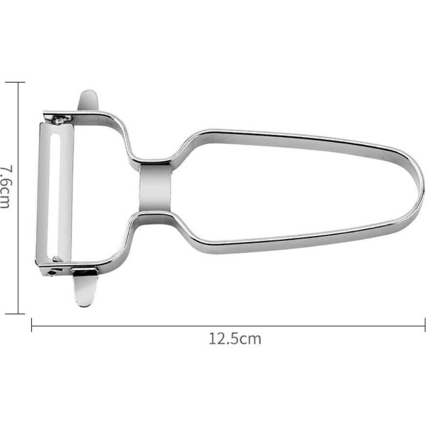 Pelador Suizo Chef Harvey, Acero Inoxidable y Cuchilla Afilada