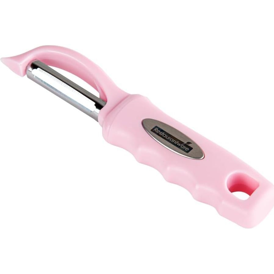 Pelador de Verduras Restaurantware 19 cm Acero Inoxidable Rosa