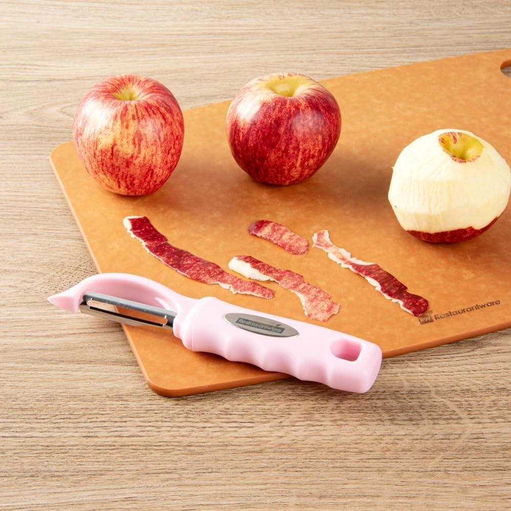 Pelador de Verduras Restaurantware 19 cm Acero Inoxidable Rosa