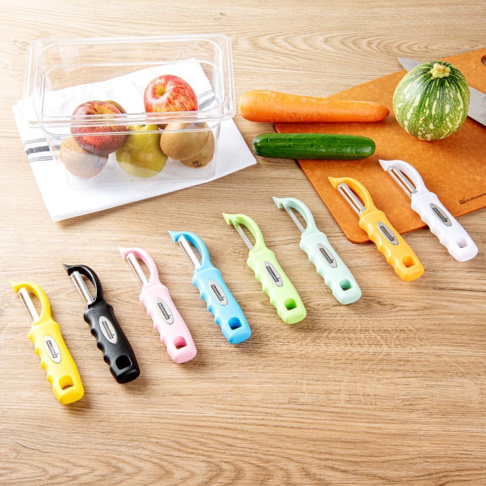 Pelador de Verduras Restaurantware 19 cm Acero Inoxidable Rosa