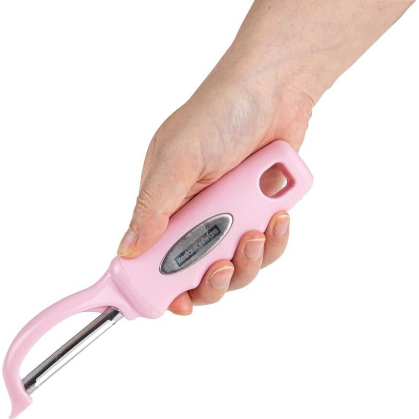 Pelador de Verduras Restaurantware 19 cm Acero Inoxidable Rosa